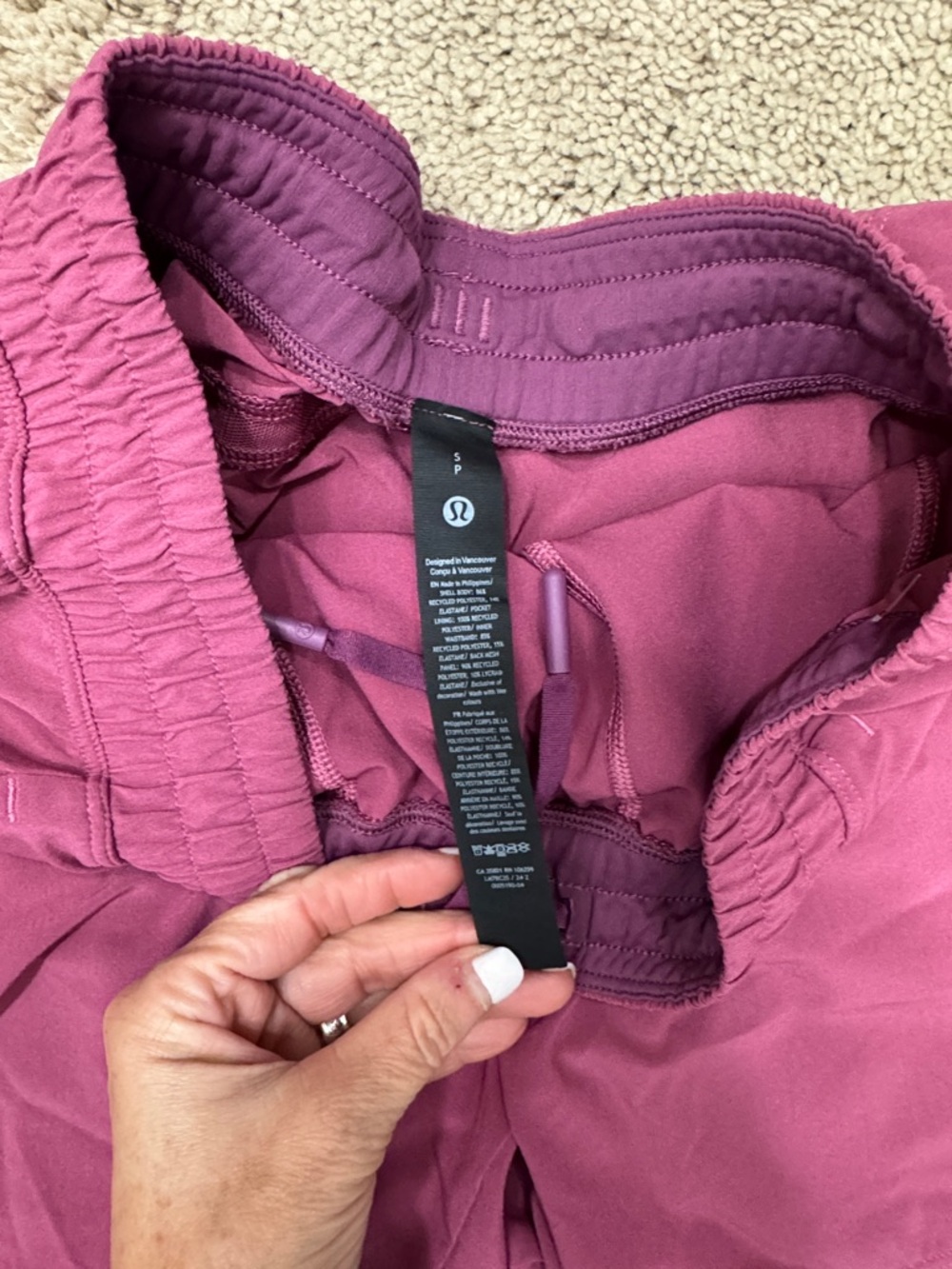 lululemon men’s pace breaker linerless, 5” mulled wine - Picture 5 of 7